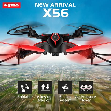 syma  dron folding mini drone rc helicopter quadrocopter  ch  hover  camera