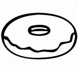 Donut Doughnut Coloringcrew sketch template