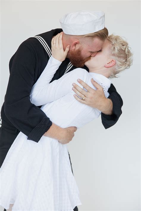 kissing sailor costume couples costumes vintage halloween costume