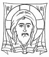 Orthodox Coloring Pages Icons Greek Clipart Designs Gif Illustration sketch template