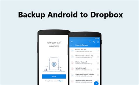 simple ways  backup android  dropbox