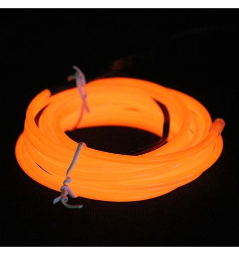 electroluminescent wire  lengths  orange el wire