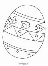 Coloring Eggrolls Template Easter Egg Pages Printable Coloringpage Eu sketch template