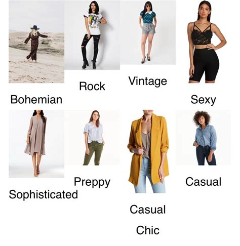 discover  style    fashion style types chery  types