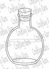 Potion Digistamp sketch template