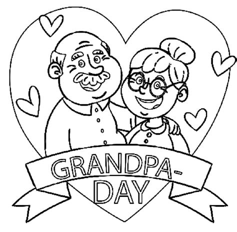 grandparents day coloring pages  coloring pages