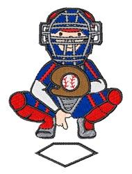 baseball catcher embroidery designs machine embroidery designs