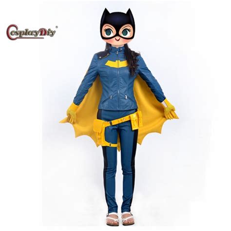 Cosplaydiy Batgirl Cosplay Costume Adult Women Halloween Carnival Sexy