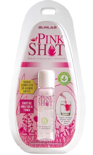 Pink Shot Bebida Afrodisíaca Femenina Sex Shop Boquita