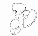 Mew Pokemon Coloring Drawing Pages Cute Clipart Colouring Getdrawings Color Transparent Drawings Line Collection Lineart Quality High Found Artsite Okay sketch template