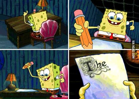 Spongebob Essay Blank Template Imgflip