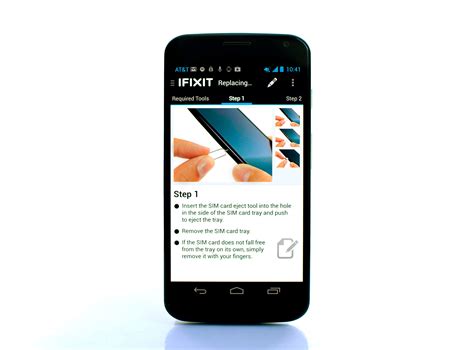access thousands  repair guides  add    ifixits android app wired