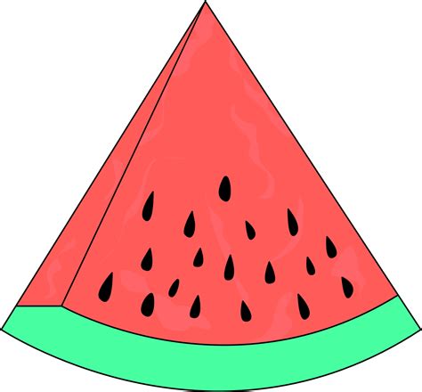 watermelon slice clipart    clipartmag