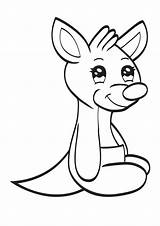 Kangaroo Baby Coloring Print Pages Parentune Printable Child sketch template