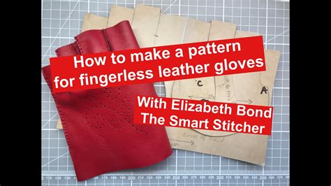 pattern  fingerless leather gloves youtube