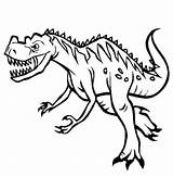 Coloring Print Dinosaurs Pages sketch template