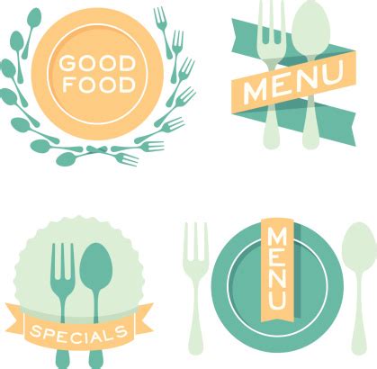 food eating symbols stock illustration  image  plate