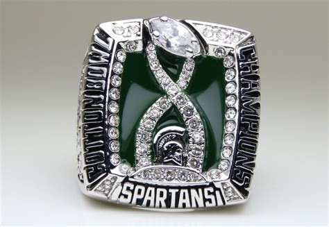 2015 Michigan State Spartans Cotton Bowl Championship Ring 8 14s Solid