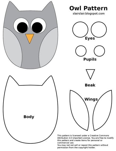 printable owl craft printable word searches