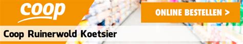 coop ruinerwold koetsier boodschappen bestellen en bezorgen