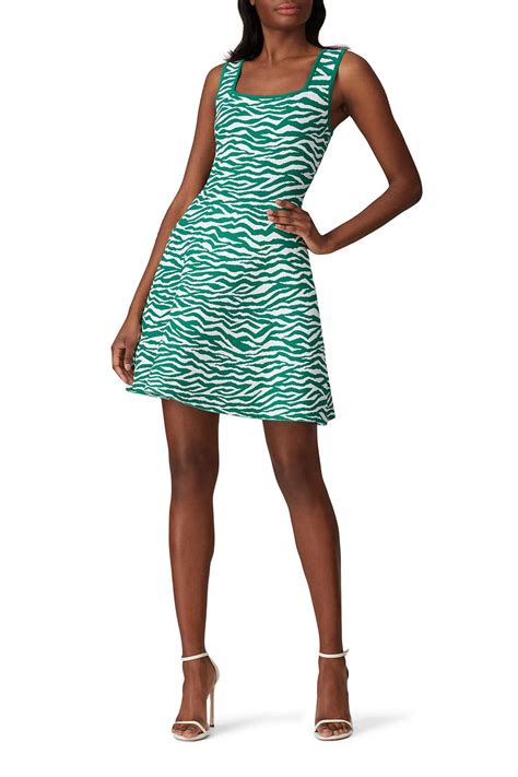 Abstract Zebra Dress By Milly For 45 60 Rent The Runway
