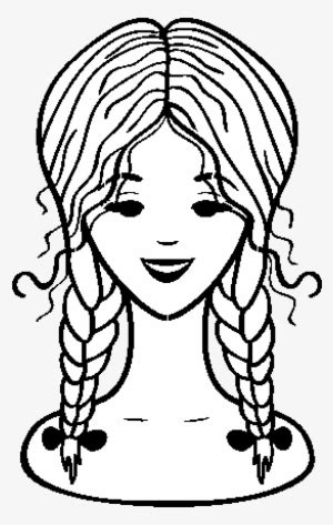 outline  girl coloring pages png image transparent png