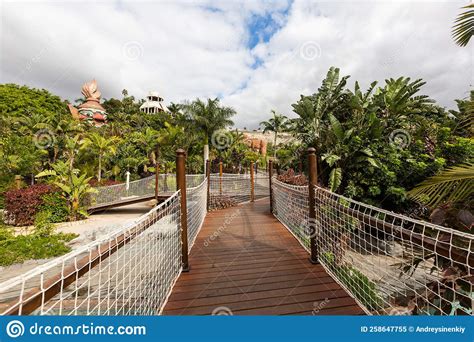 attractions   water park spain tenerife stock image image