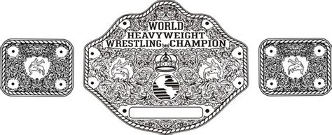 printable wwe championship belt coloring pages thekidsworksheet