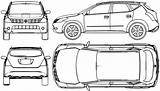 Nissan Murano Blueprints 2004 Suv Blueprint Clipart Car Clipground sketch template