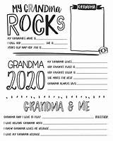 Questionnaire Grandma Mothers Funlovingfamilies sketch template