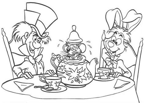 mad hatter disney coloring pages disney princess coloring pages