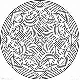 Coloring Pages Geometric Mandala Pattern Choose Board sketch template