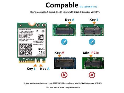 teday 3000mbps wifi 6e intel ax210 bluetooth 5 2 m 2 2230 key e wifi 6