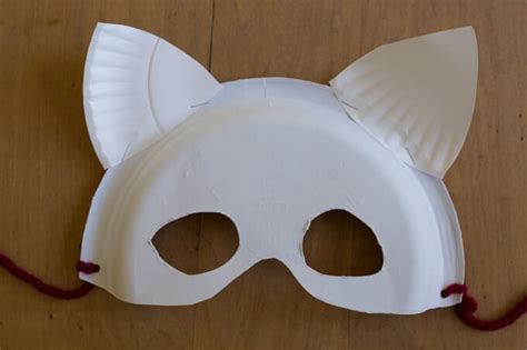 paper plate masks  cardboard wings  kids costumes