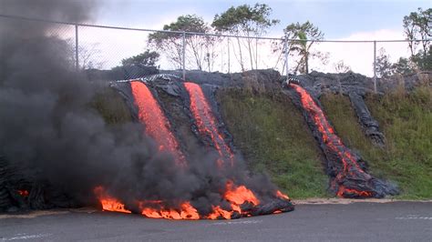 hawaii lava flow closes   pahoa transfer station nbc news