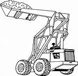 Loader Tractor Clipart Front Drawing Forklift End Coloring Clip Wheel Excavator Line Svg Getdrawings Easy Heavy Deere John Ai Eps sketch template