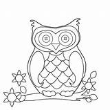 Owl Coloring Pages Abstract Getcolorings Unique sketch template