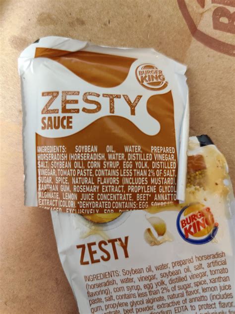 ruined zesty sauce rburgerking
