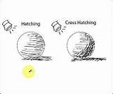 Hatching Cross Drawing Choose Board sketch template