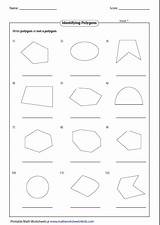 Polygon Worksheet Sheet Identify Worksheets Each sketch template