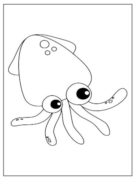 sea creatures coloring pages etsy