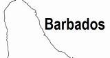 Barbados sketch template