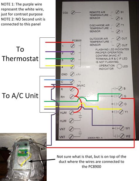 wiring  honeywell thermostat