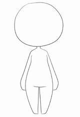 Chibi Body Kawaii Drawings Base Drawing Easy Bodies Simple Choose Board Manga Sketches Pencil sketch template