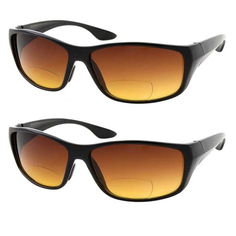 2 Pair 2 00 Bifocal Sun Reader Sport Wrap Around