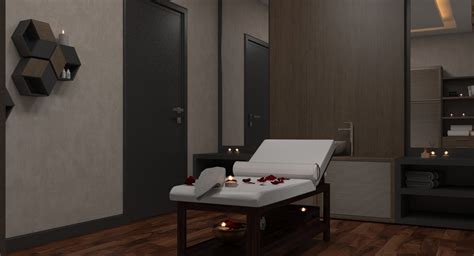 3d Spa Massage Room Turbosquid 1256499