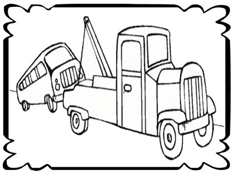 tow trucks coloring pages   tow trucks coloring pages