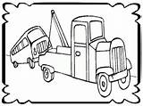 Tow Coloring Truck Pages Trucks Colouring Mail Kids Printable Printout Color Print Getcolorings Popular Library Clipart Colorings Coloringhome Realistic sketch template