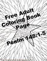 Psalm Coloring Template sketch template