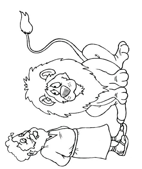 daniel   lions den coloring pages   getdrawings